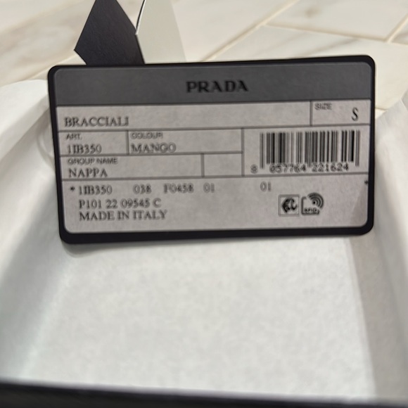 NWT in box. Size small Prada bracelet. - Picture 4 of 5